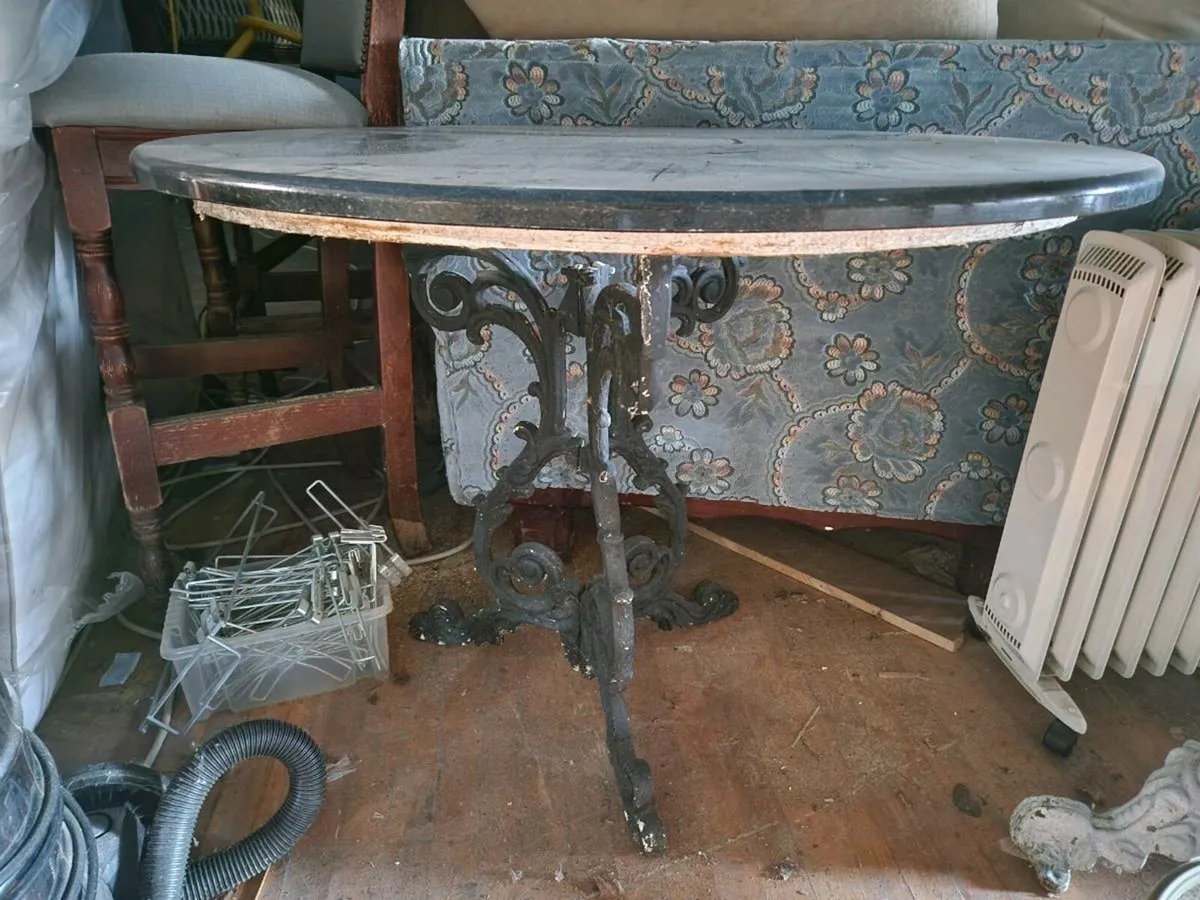 Cast iron tables - Image 3