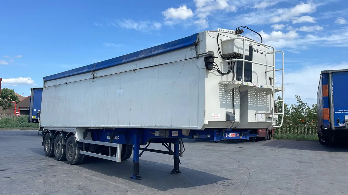 2017 FRIEHAUF Tipping trailer 70 yard electric cov - Image 4