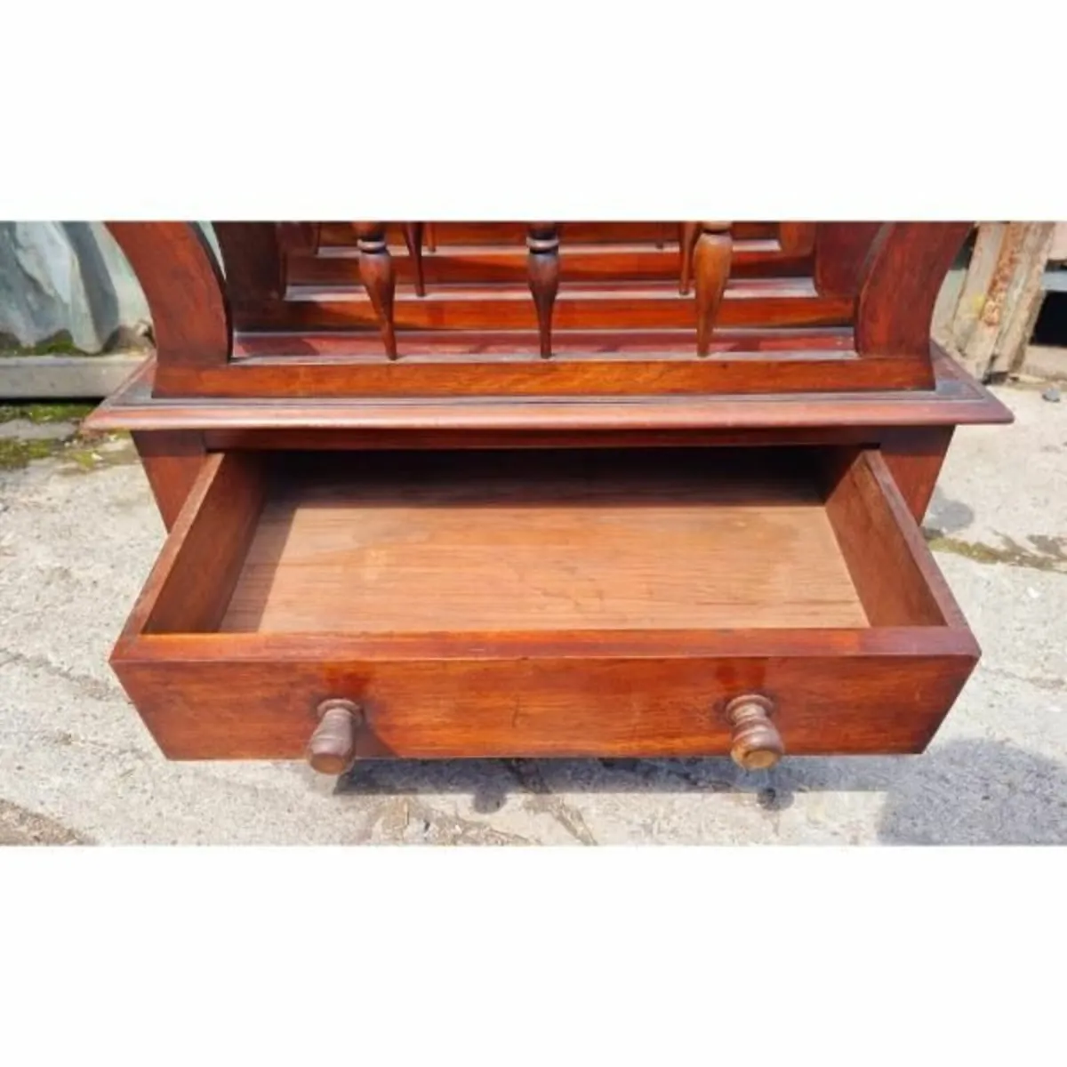 Antique Canterbury Magazine Rack KAS810 - Image 4