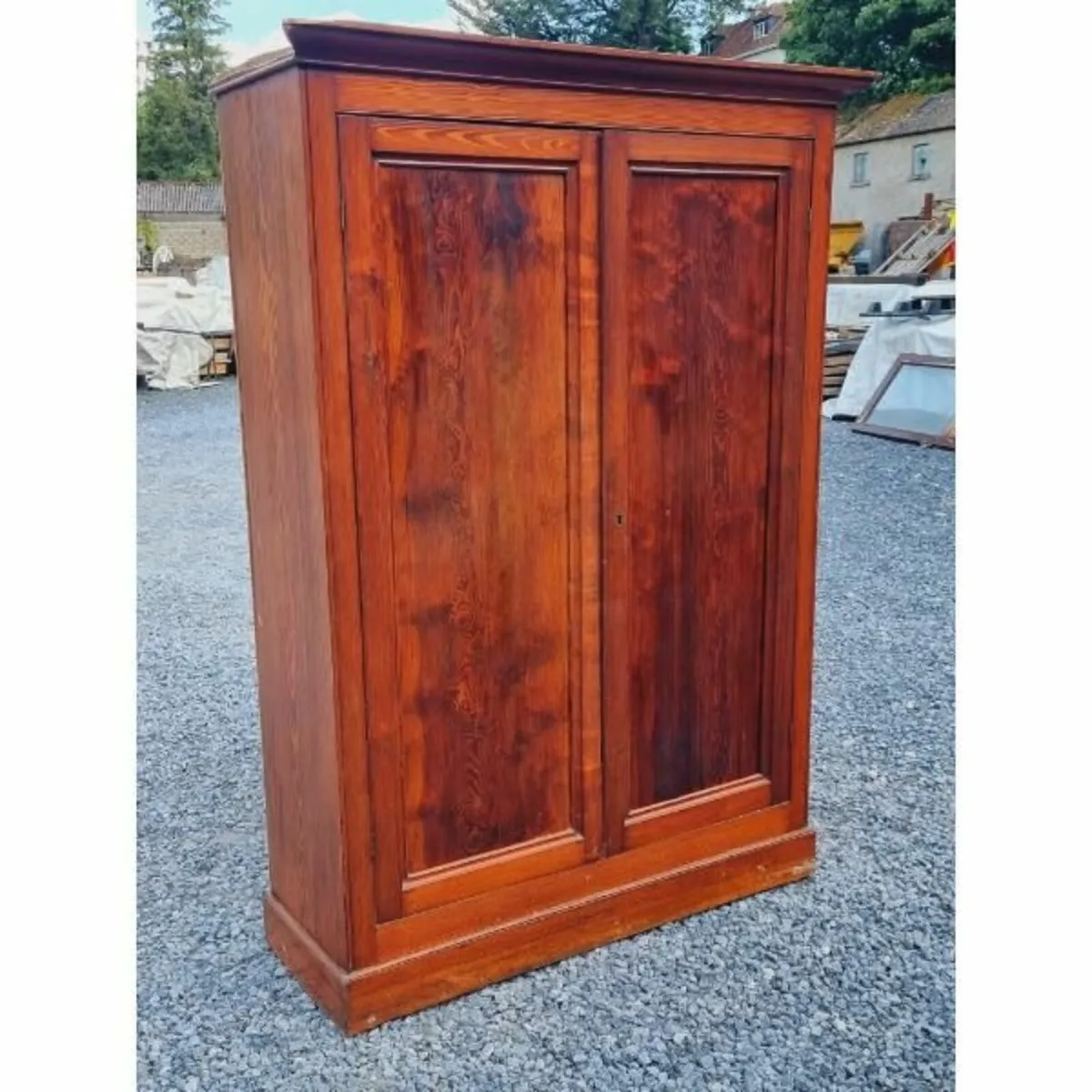 Pitch Pine Wardrobe KAS802 - Image 1