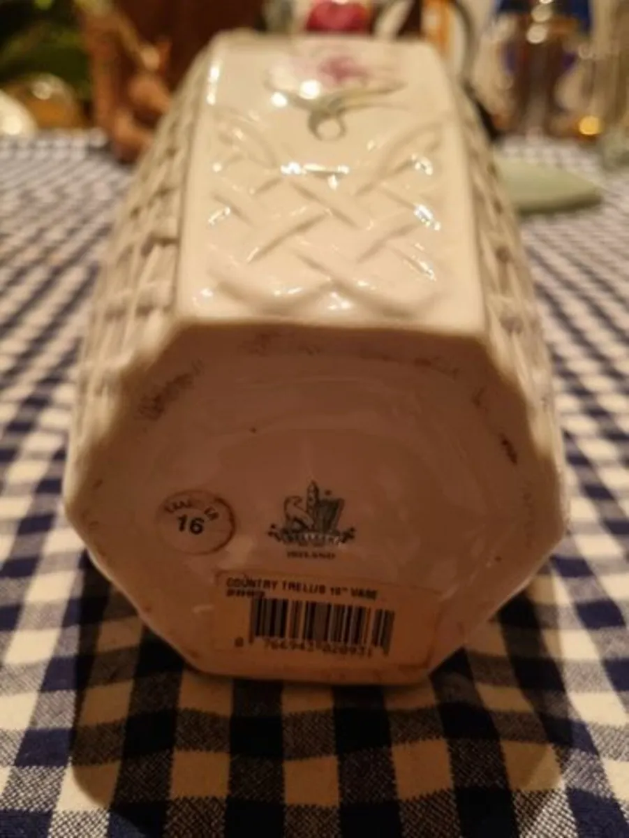 Belleek Large Vase - Image 4
