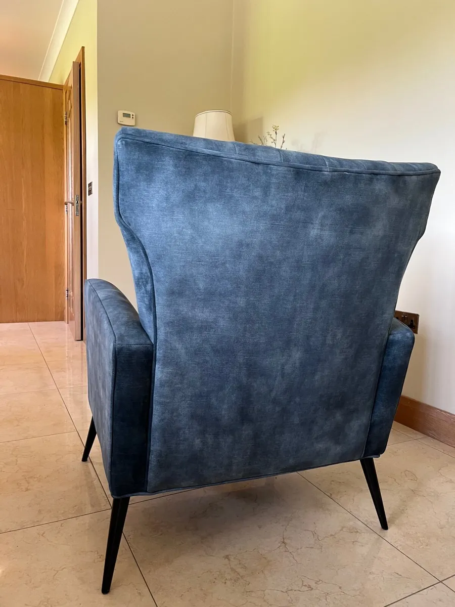 Teal arm chairs - Image 2