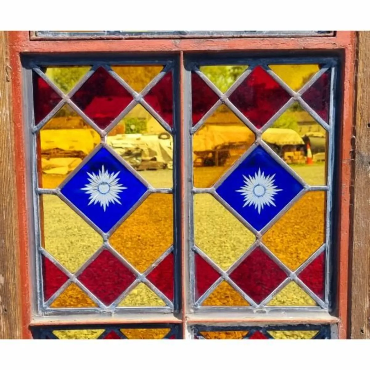Gothic Style Arch Stained Glass Panel KAS797 - Image 3