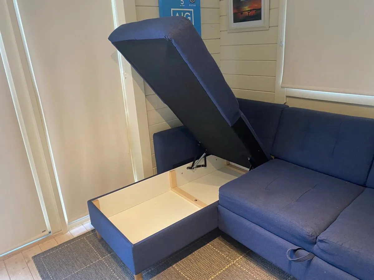 Corner Sofa Bed With Storage - Image 2