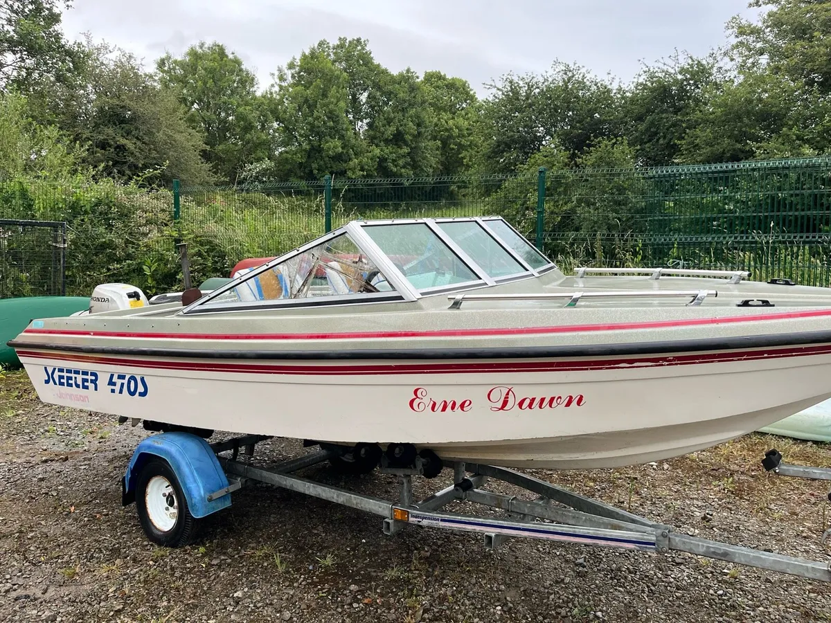 Boat and 15hp Engine (Unfinished Project) - Image 1