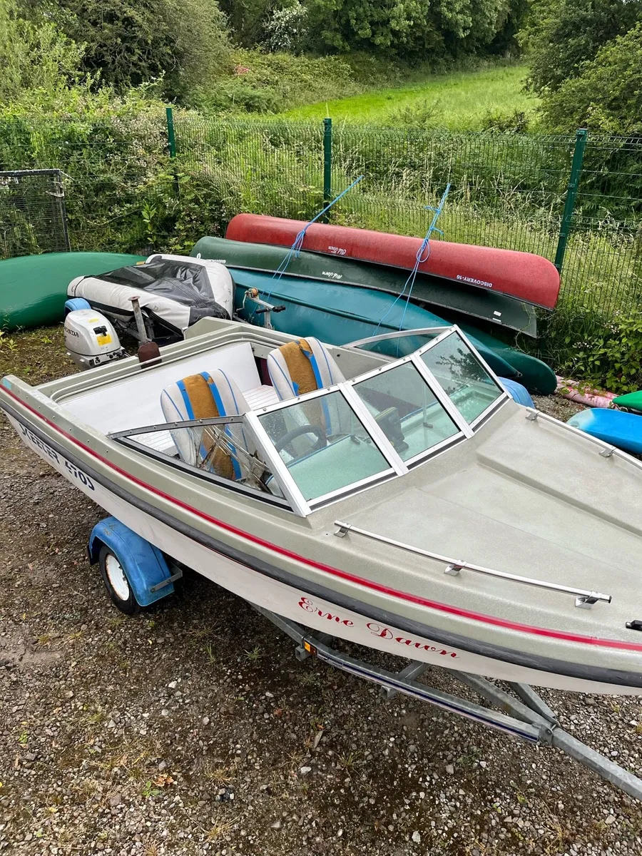 Boat and 15hp Engine (Unfinished Project) - Image 2