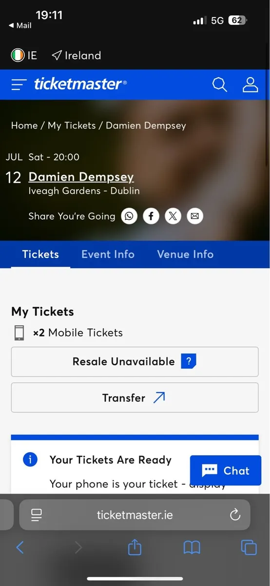 Concert tickets - Image 1