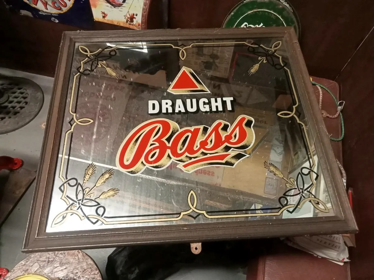 Old Bass pub mirror - Image 1