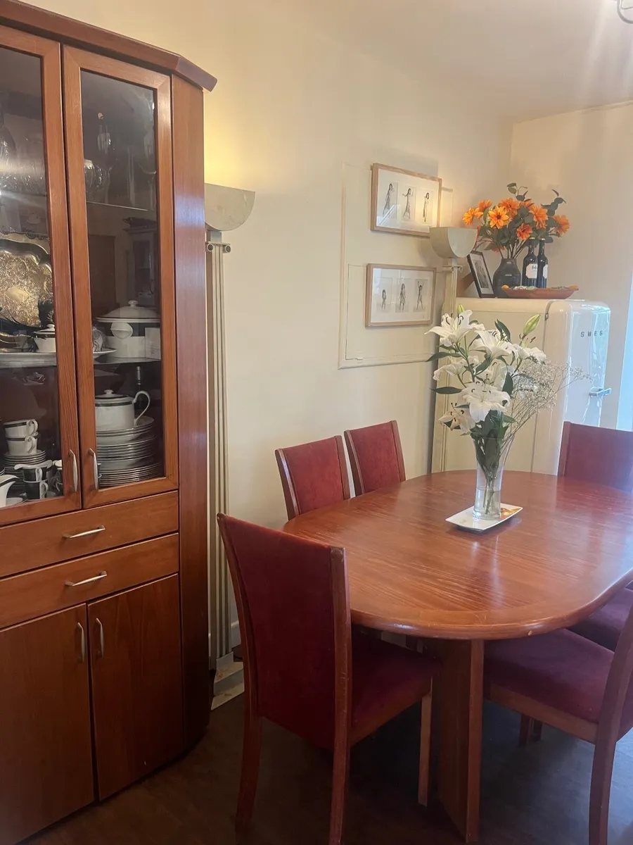 Dining table & 8 chairs Skovby - extendable - Image 3
