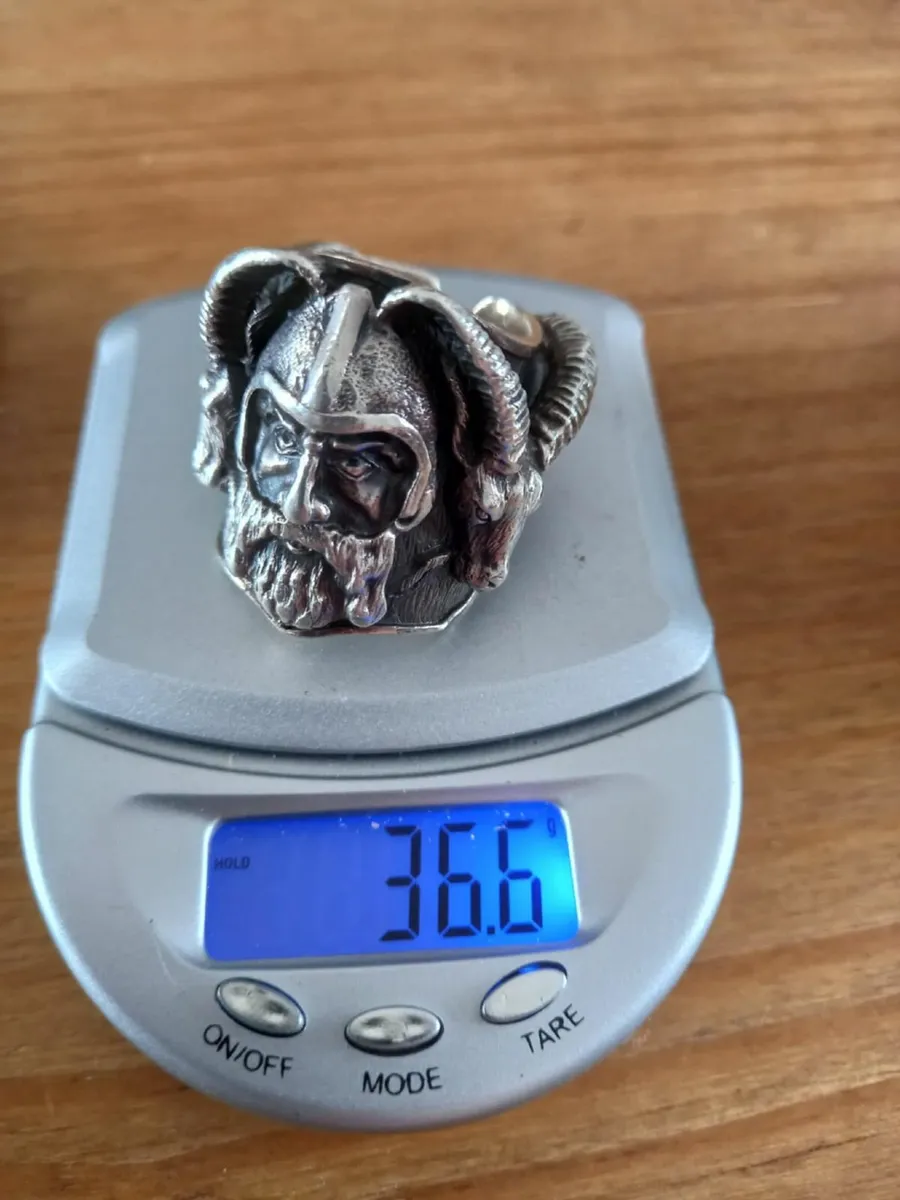 Sterling silver bikers rings - Image 4