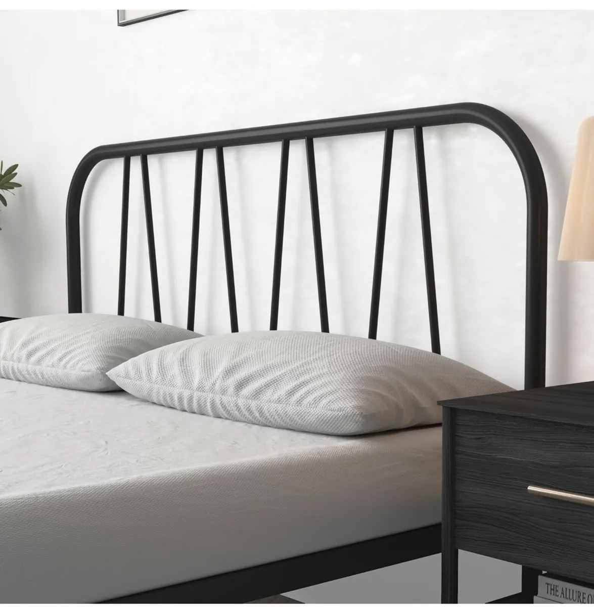Single Bed Frame, Solid Metal Bed Frame - Image 4