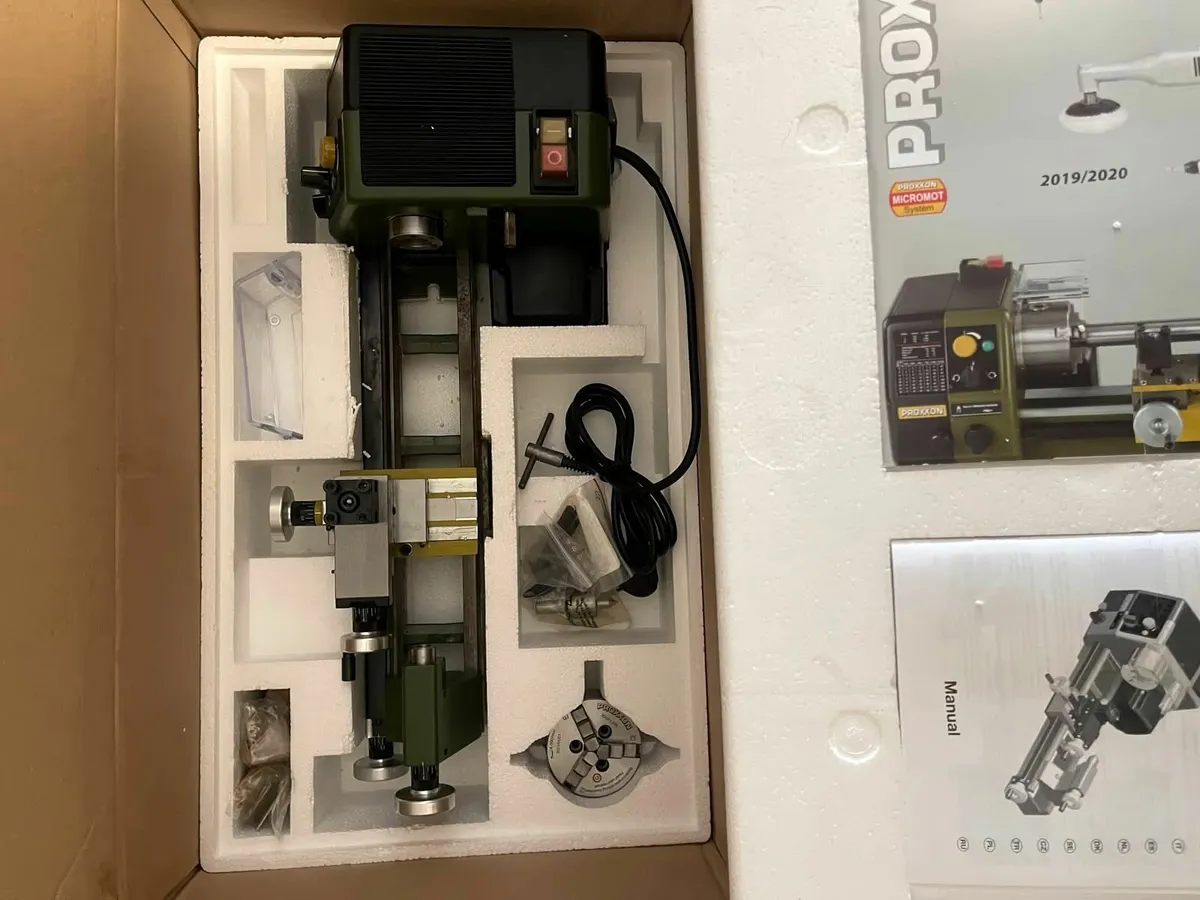 Proxxon PD250 Lathe Like New Barely Used Precision - Image 3