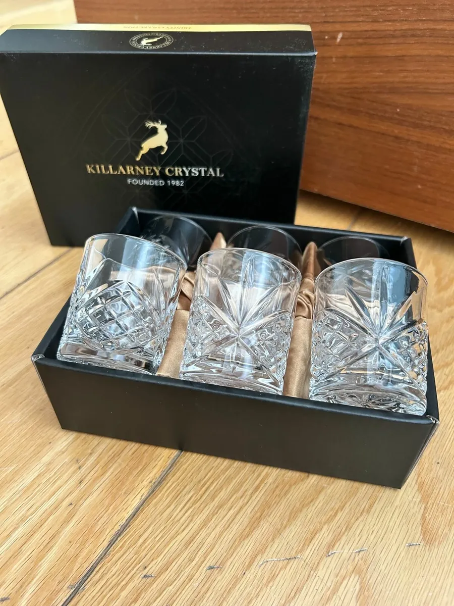 Killarney Crystal Trinity Shot Glasses Set of 6 - Image 2