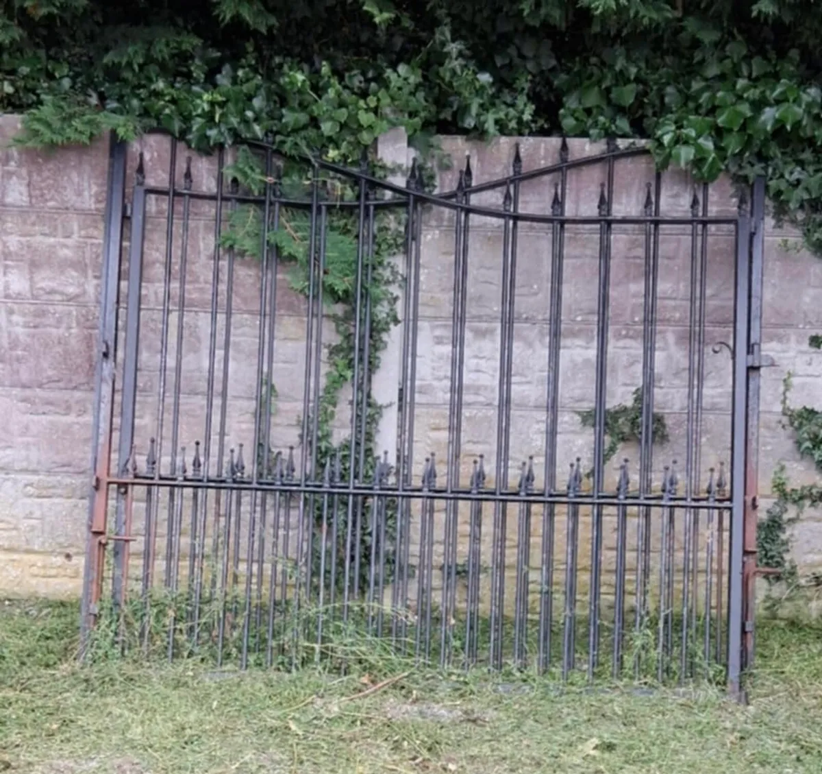 SET OF SOLID STEEL ORNATE GATES. - Image 1