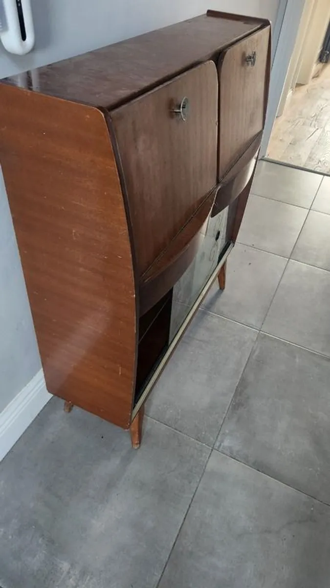 Vintage Drinks cabinet bar cocktail  furniture - Image 3