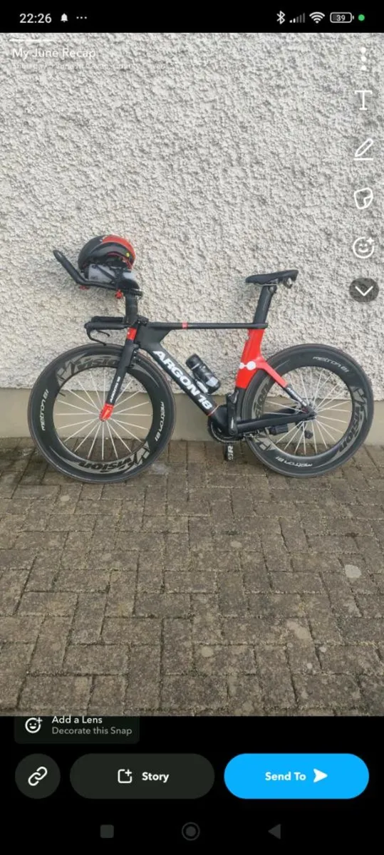 Argon 18 Triathlon bike - Image 1