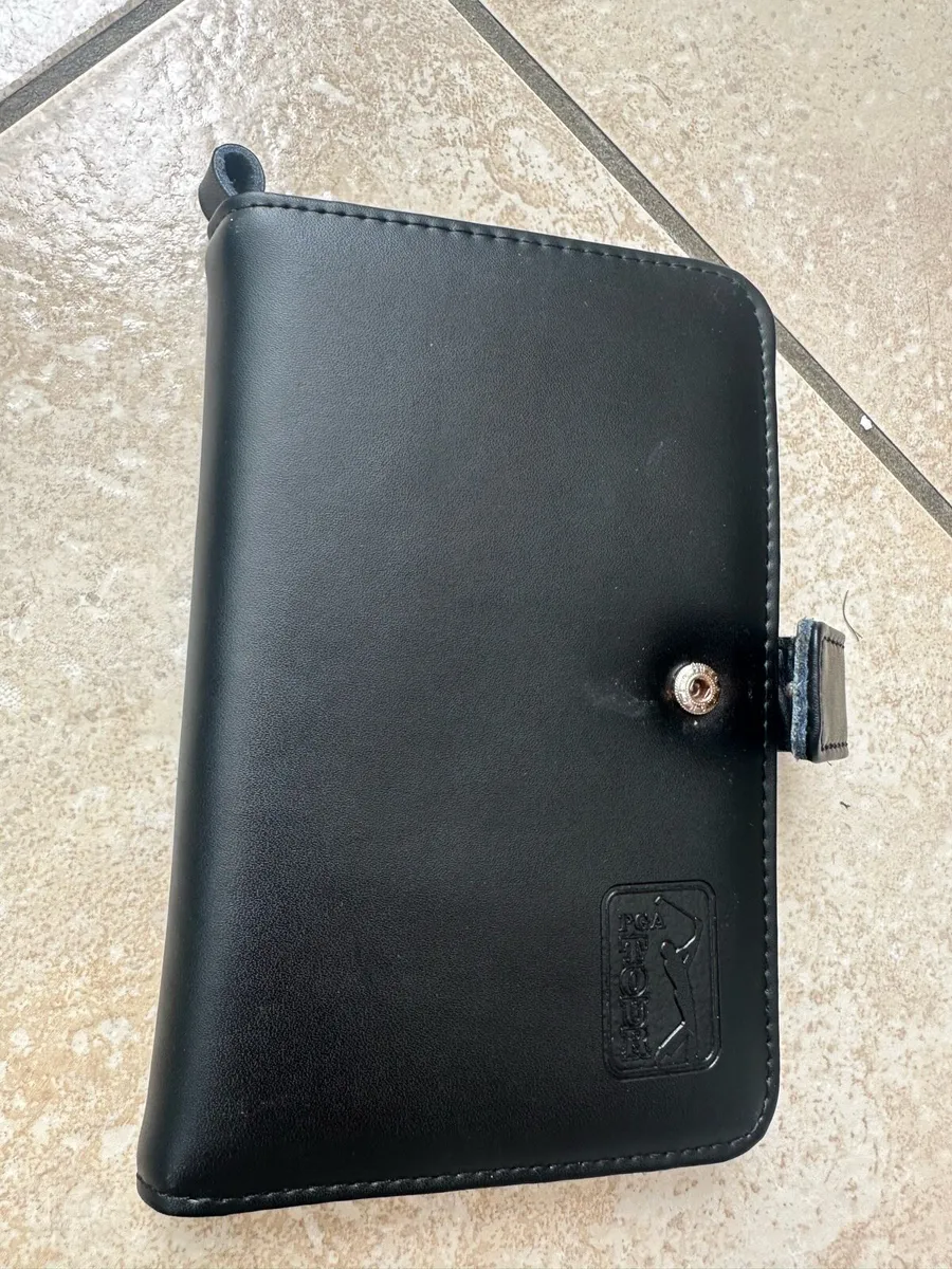 Leather Golf Scorecard Book - Image 2