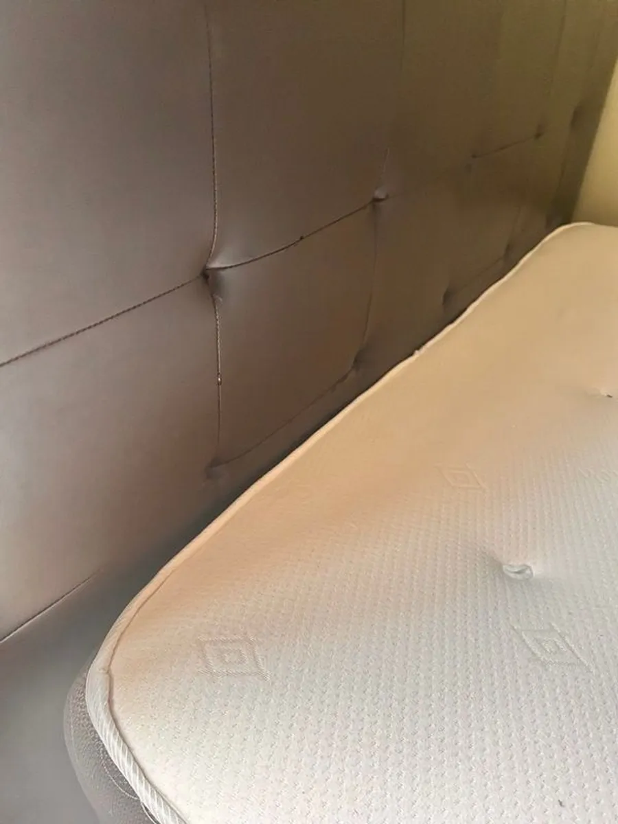 King Size bed & orthopaedic mattress - Image 2