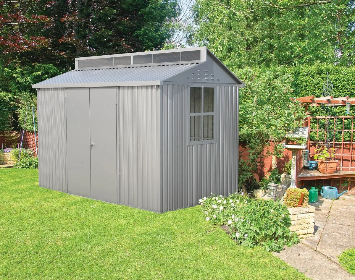 10×8 Aluminium Metal Sheds.   Beach Friendly! - Image 3