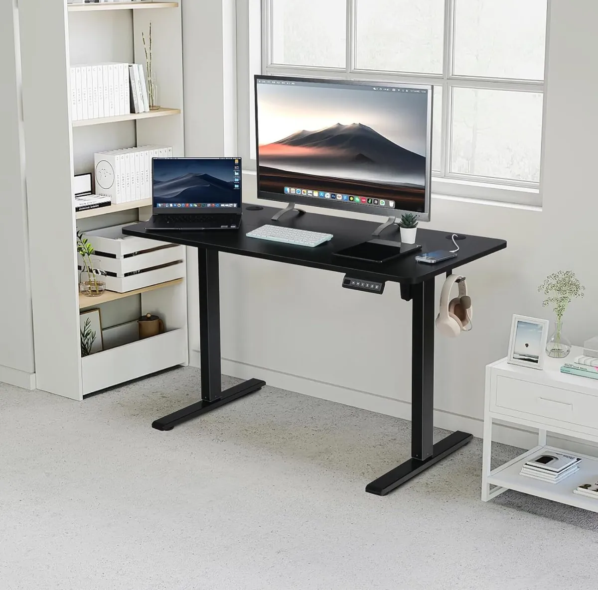 Electric Height Adjustable Standing Desk, 120 x 60 - Image 4