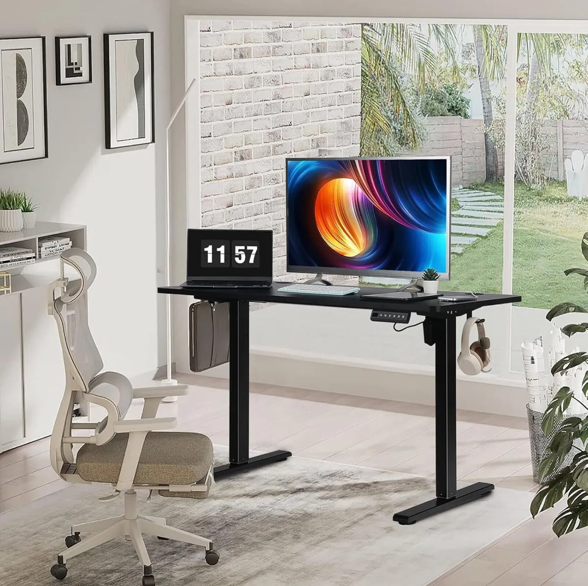Electric Height Adjustable Standing Desk, 120 x 60 - Image 1