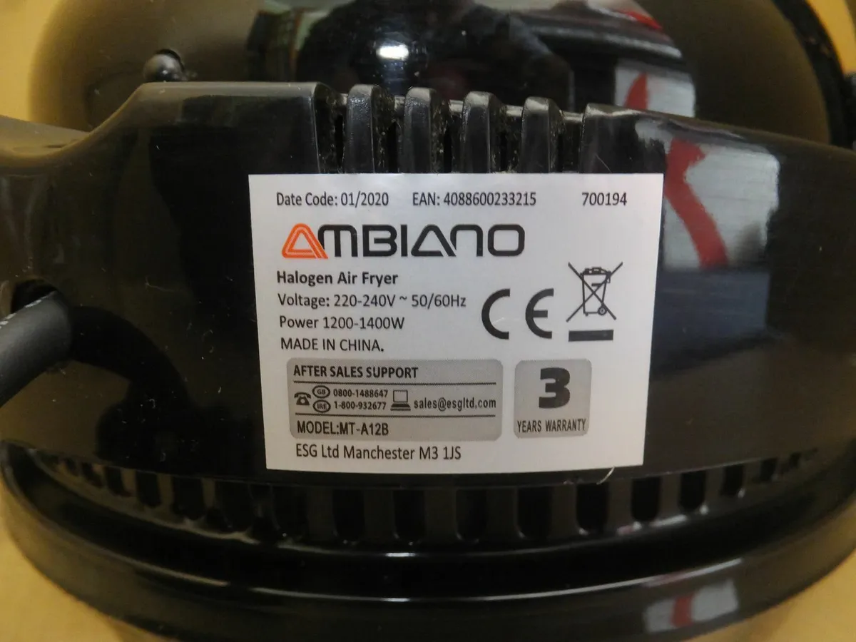 17 litre Halogen Air Fryer - Image 2