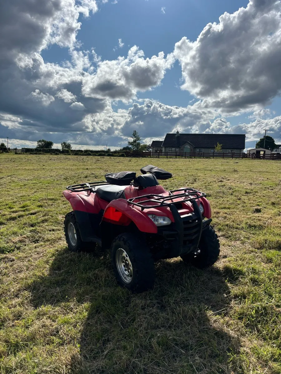 2012 Honda 420 quad - Image 1
