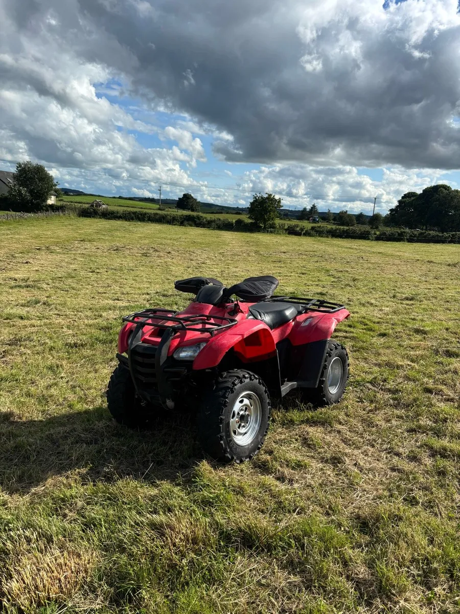 2012 Honda 420 quad - Image 2