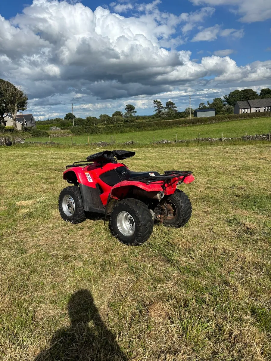 2012 Honda 420 quad - Image 3