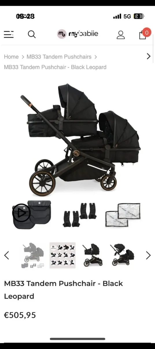 Twin pram - Image 1