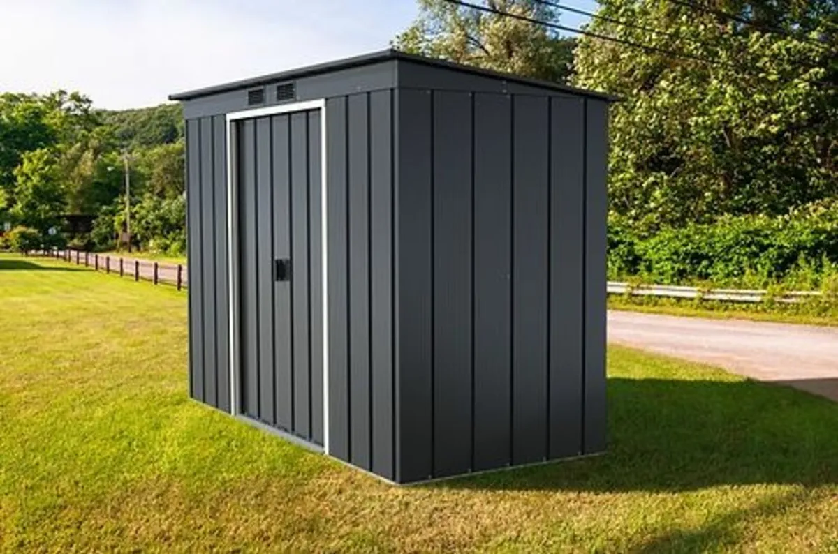 8x4 Pent Steel Garden Sheds! - Image 2