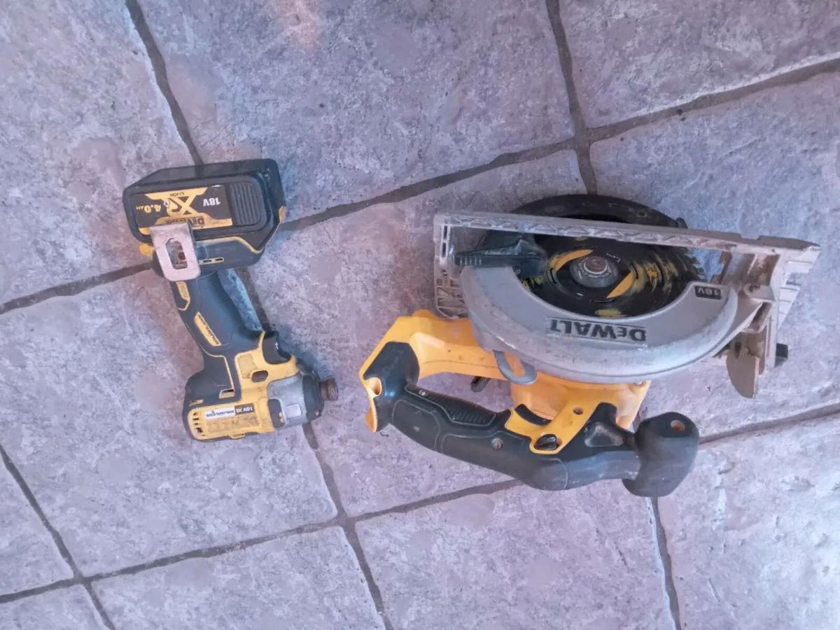 Dewalt impact drill and circular saw
