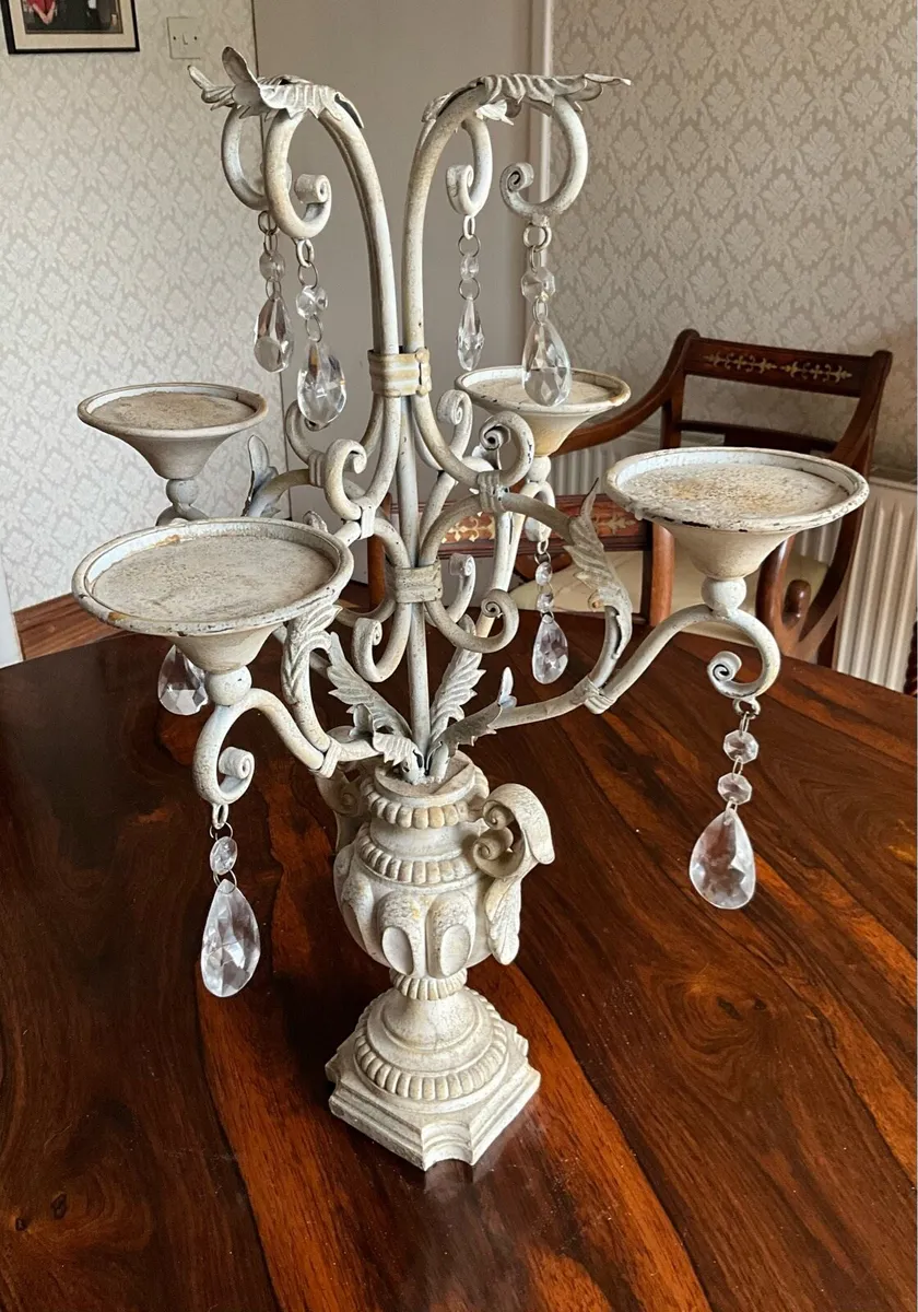 Shabby Chic Centrepiece Candelabra - Image 1