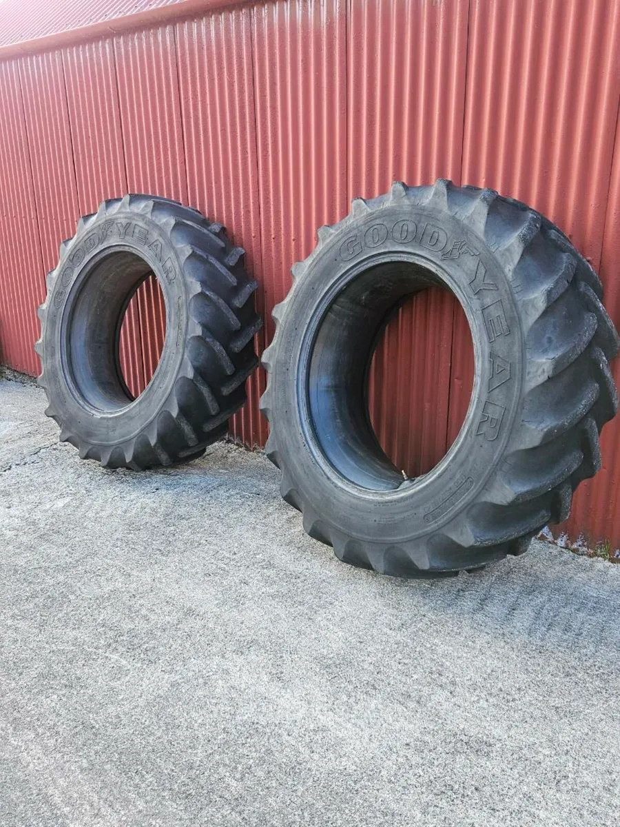 16.9 x 34 " Good Year " Radial Tyres, and Tubes! - Image 1