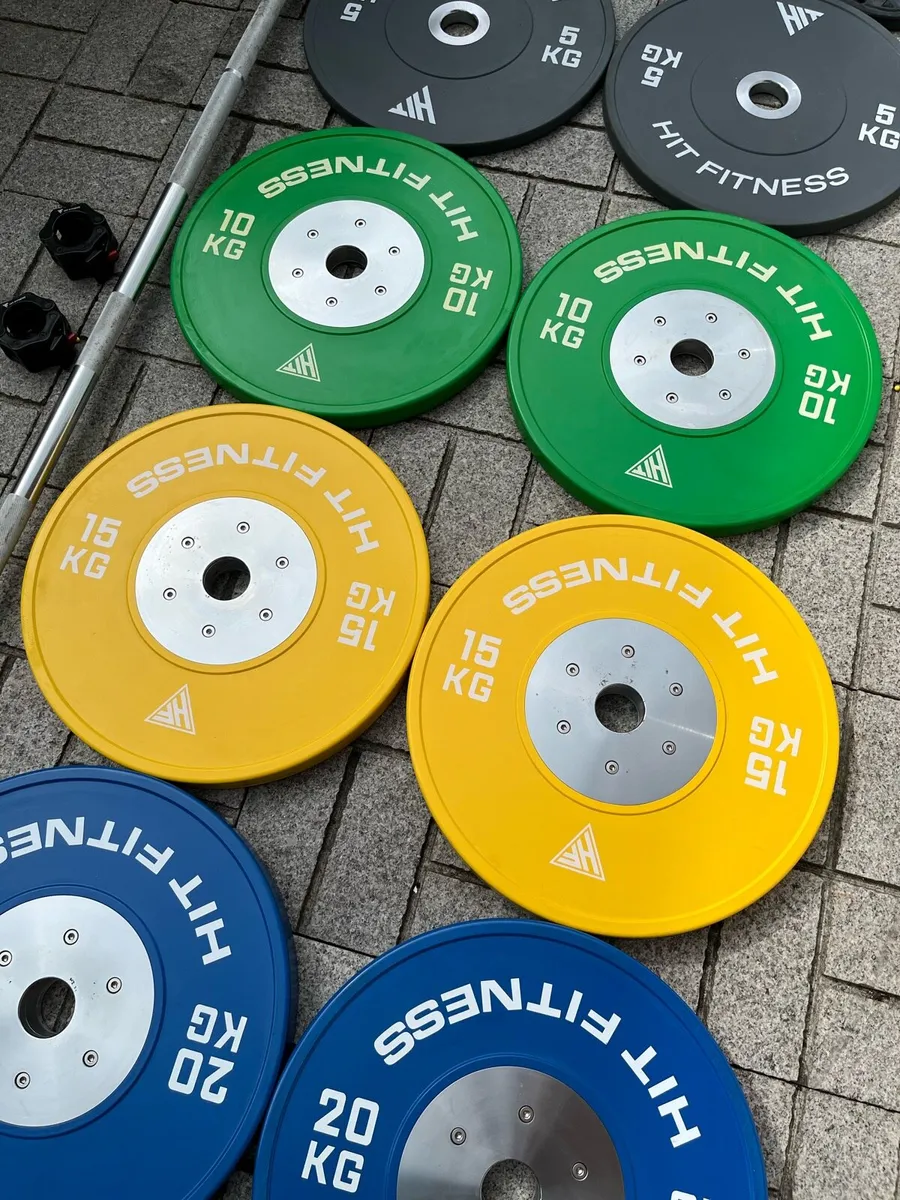 127.5kg top quality competition Olympic bumpers - Image 1