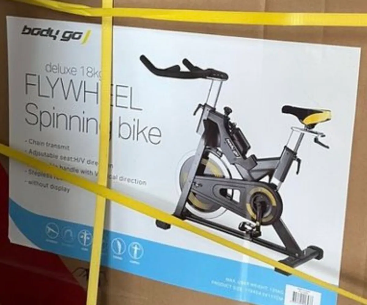 Brand new box spin bike. Delivery available