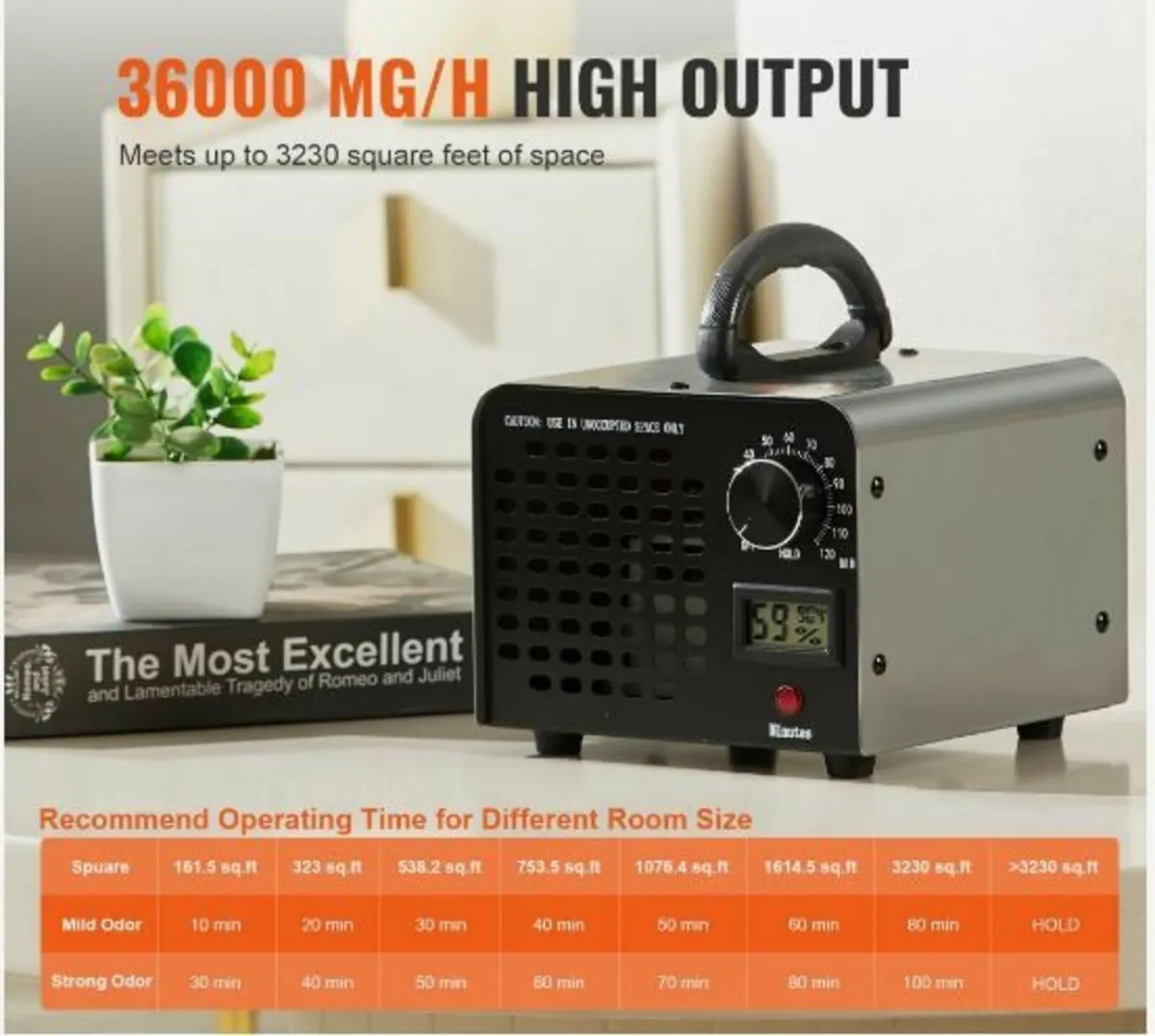 Ozone Generator 36000mg/h Ozone Machine - Image 3