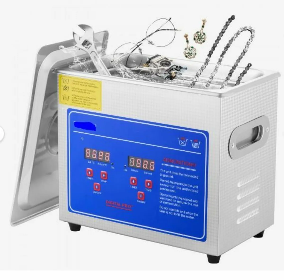 3L Ultrasonic Cleaner Machine Stainless Steel - Image 1