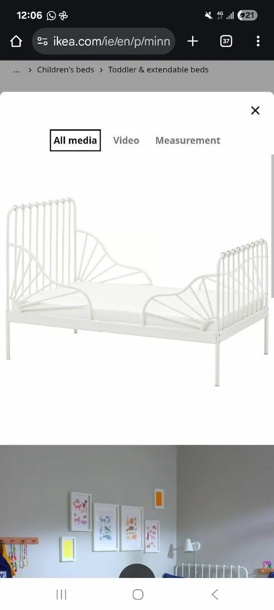 Extendable Toddler Bed - Image 1
