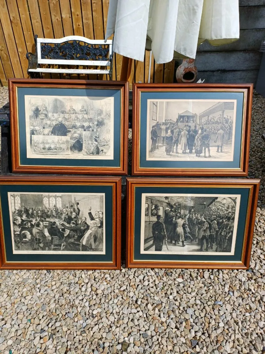 Antique Irish History Pictures - Image 1