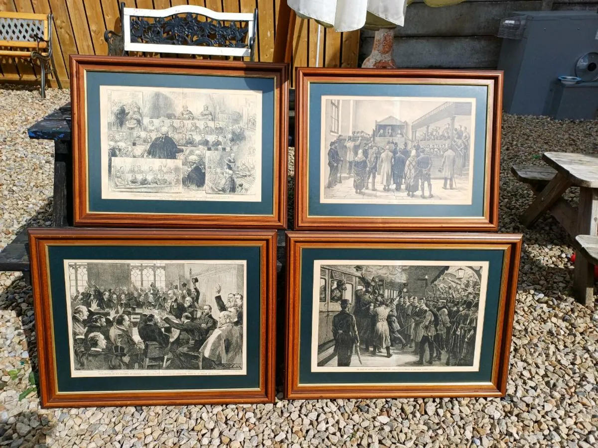 Antique Irish History Pictures - Image 2