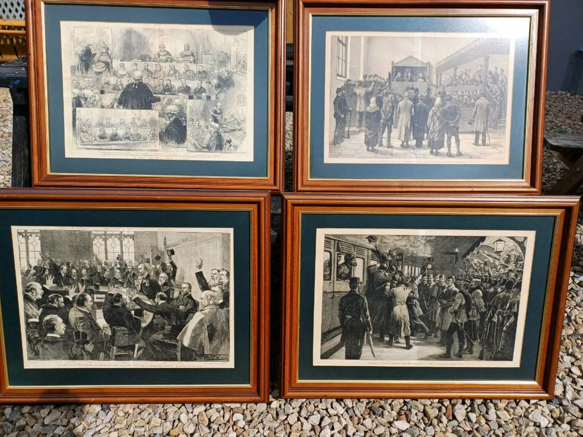 Antique Irish History Pictures - Image 3