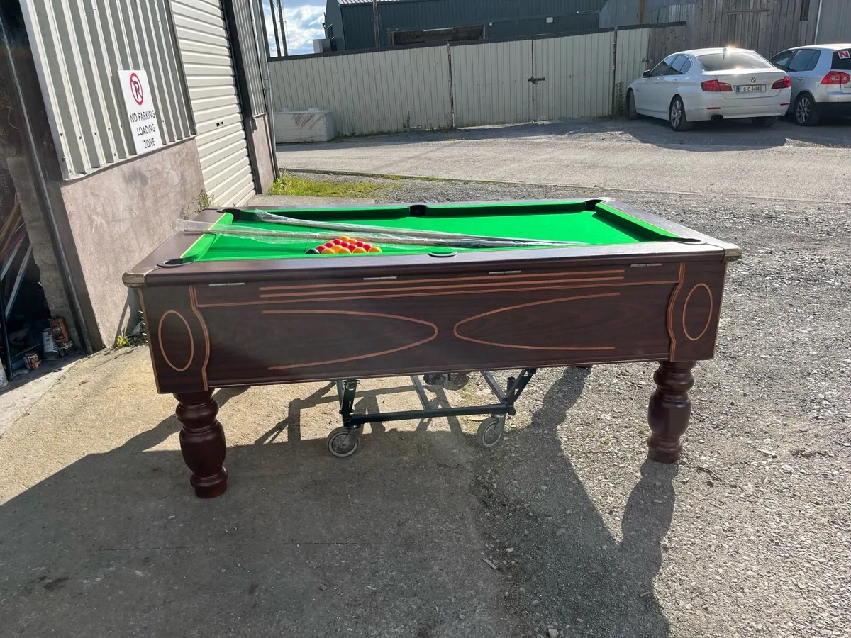A Beautiful 6ft x 3ft slate Pooltable - Image 2