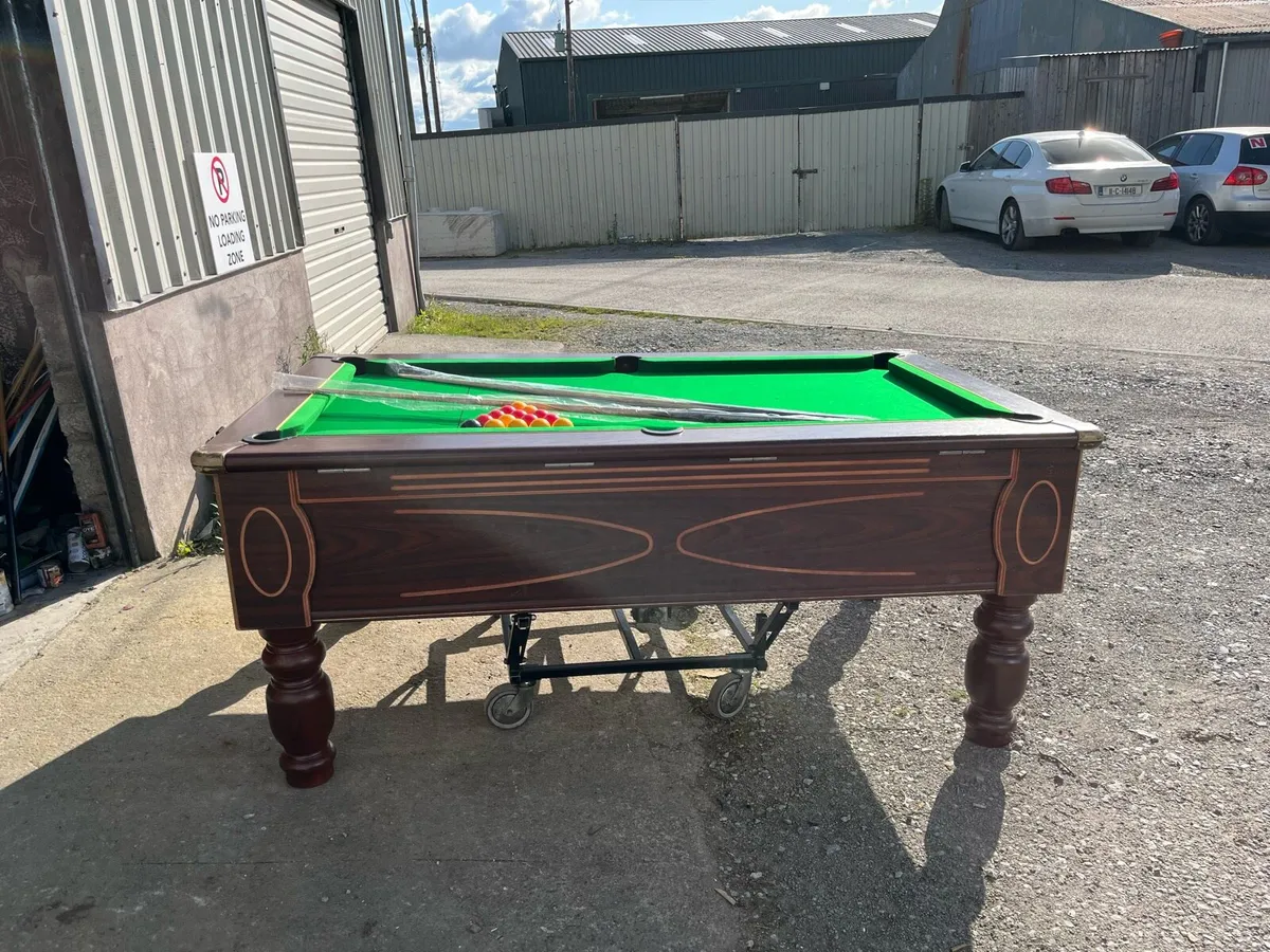 A Beautiful 6ft x 3ft slate Pooltable - Image 3