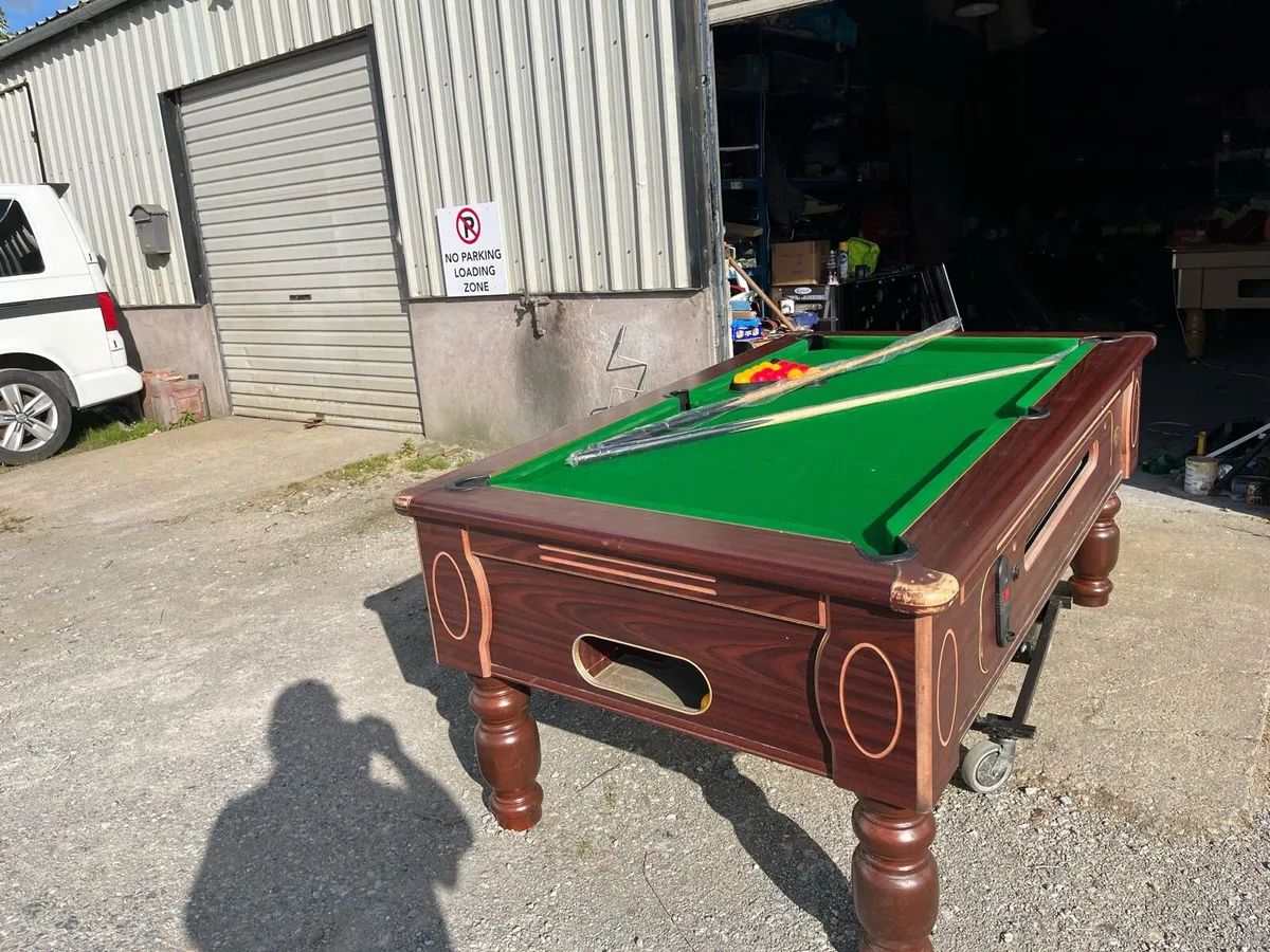 A Beautiful 6ft x 3ft slate Pooltable - Image 4