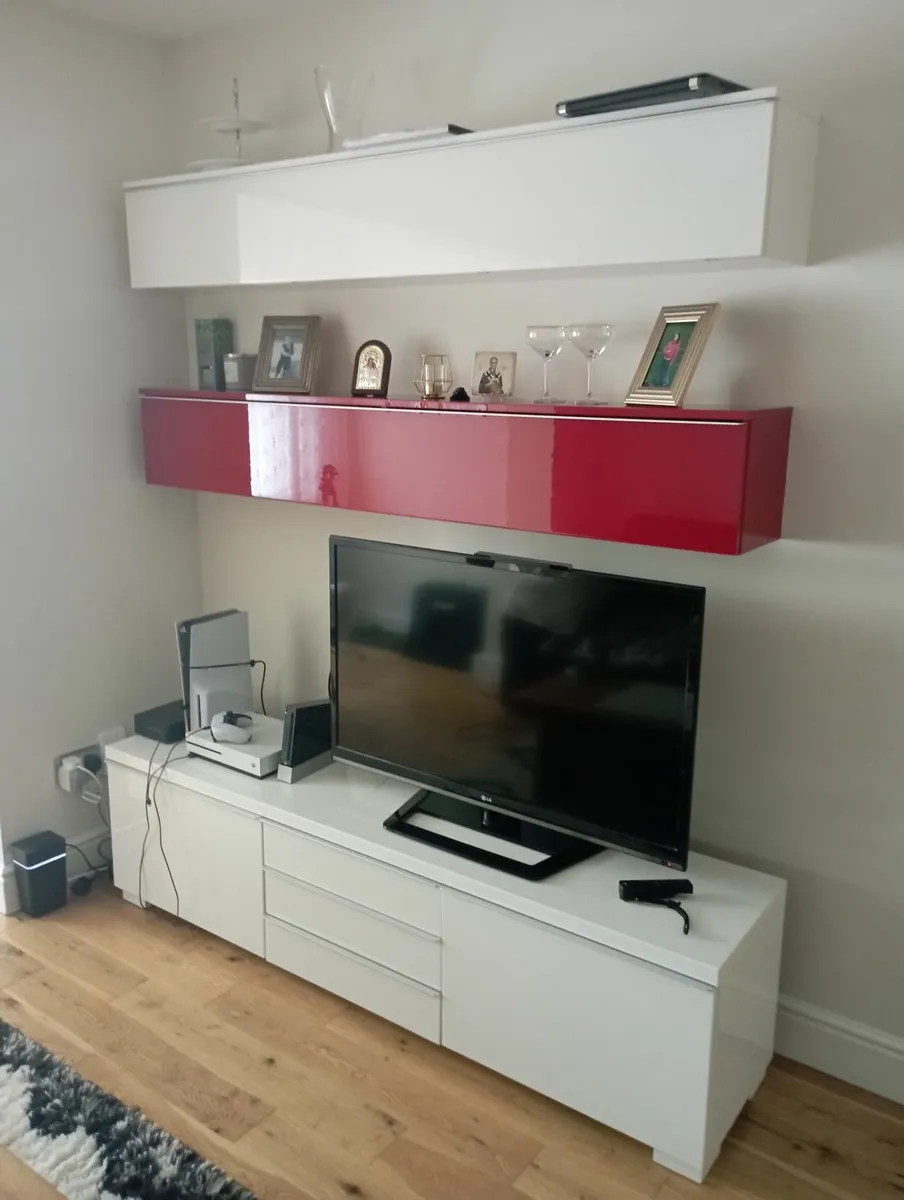 Tv stand and two wall units - Image 4