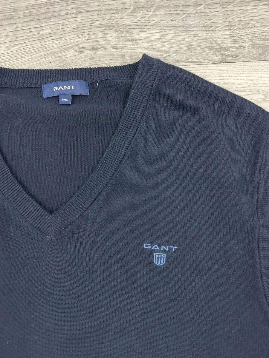Gant Cotton Vest Sleeveless Jumper Mens XL - Image 3