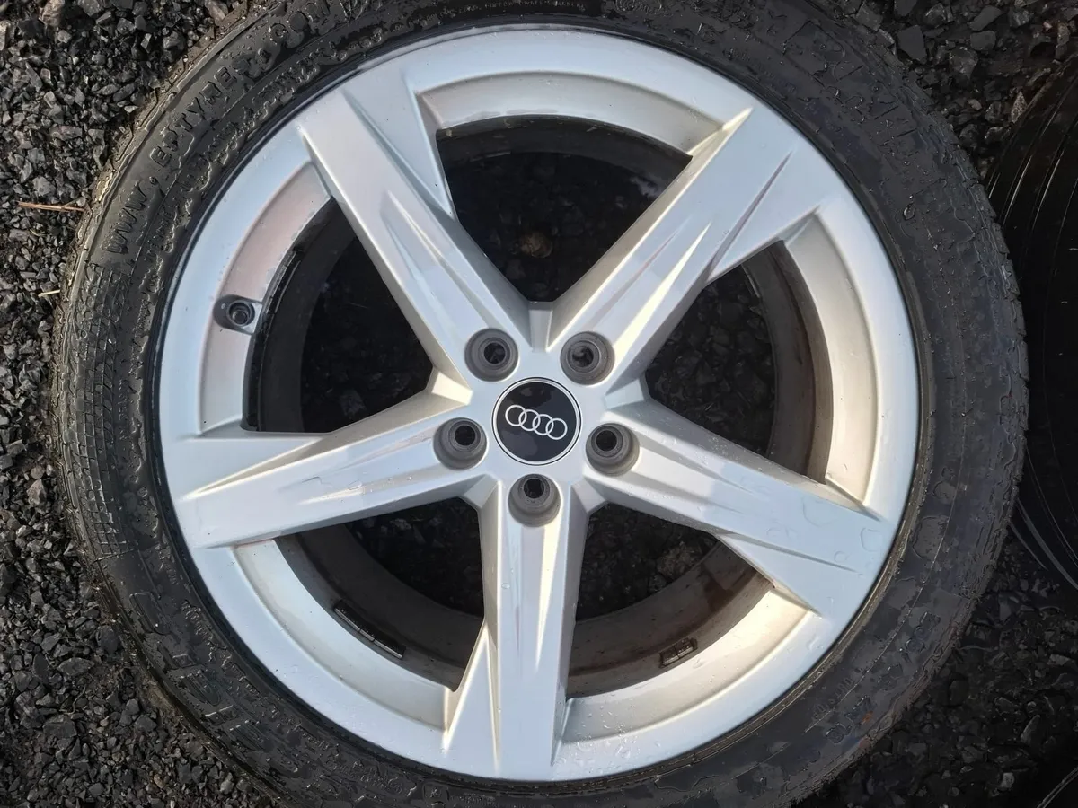 18" Genuine Audi S Line Alloys with tyres - Image 1