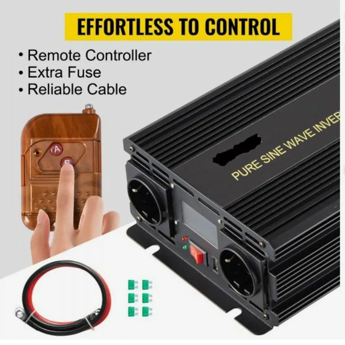 Pure Sine Wave Inverter 2500W Power - Image 3