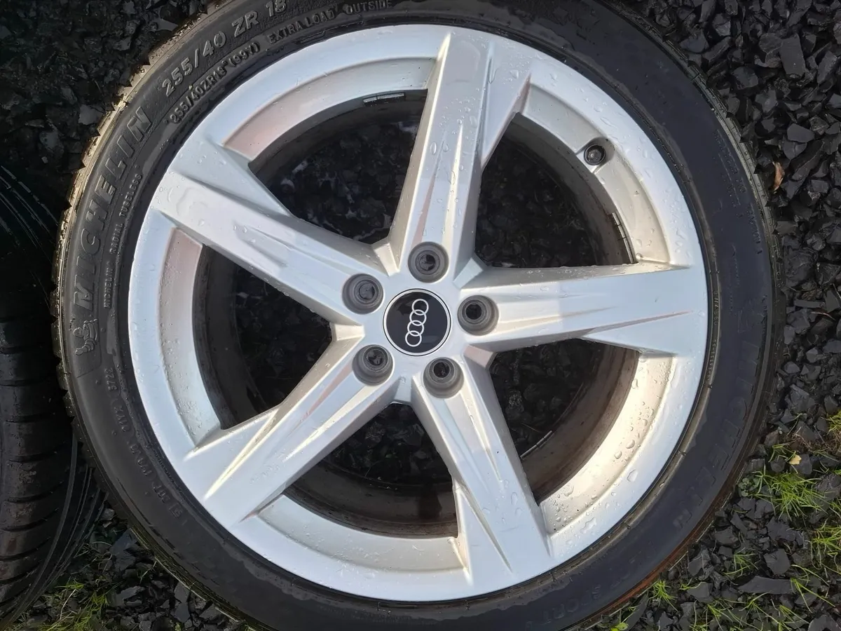 18" Genuine Audi S Line Alloys with tyres - Image 3